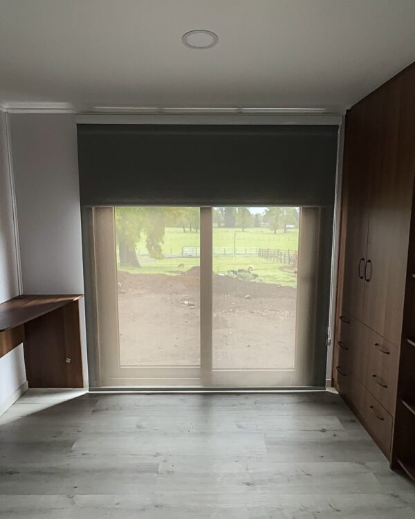 Roller Doble - Blackout Gris y Screen Grafito 3% Con Cenefa - Imagen 2