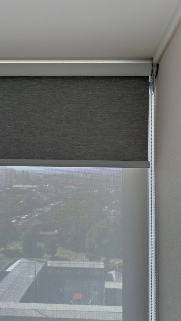 Roller Doble - Blackout Gris y Screen Blanco 5% - Imagen 3