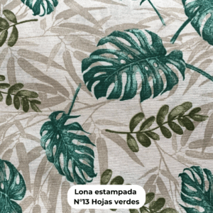Lona N°13 Hojas Verdes