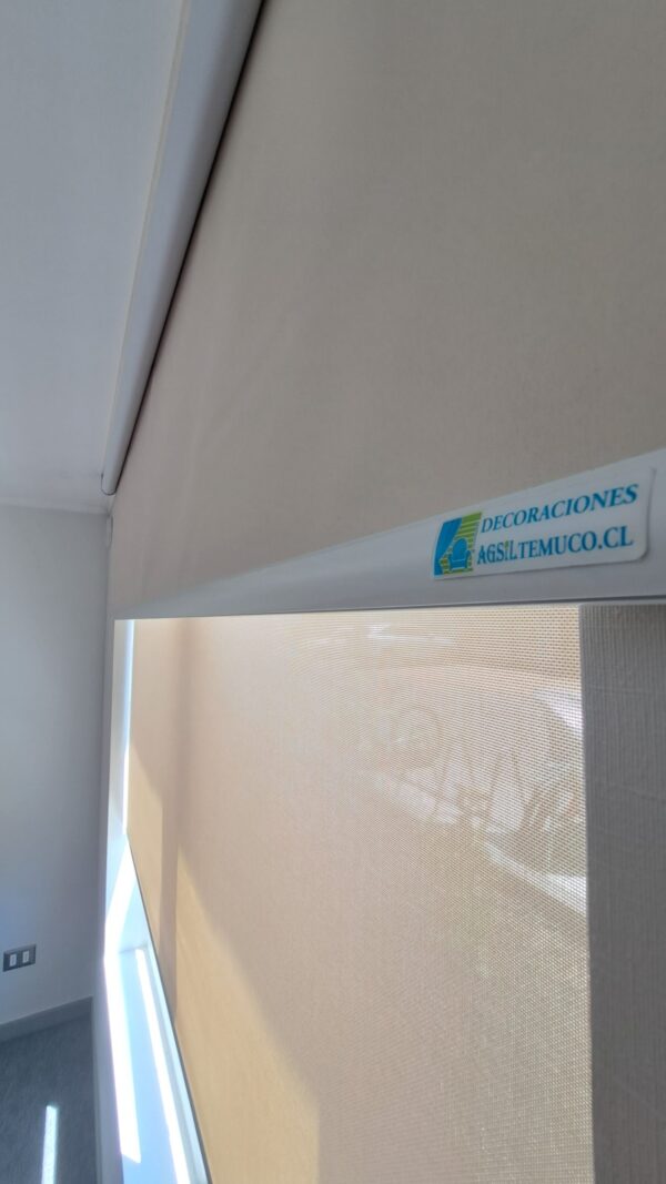 Roller Doble - Blackout Crema y Screen Beige 5% - Imagen 2