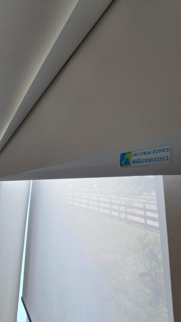 Roller Doble - Blackout Blanco y Screen Blanco 5% - Imagen 2
