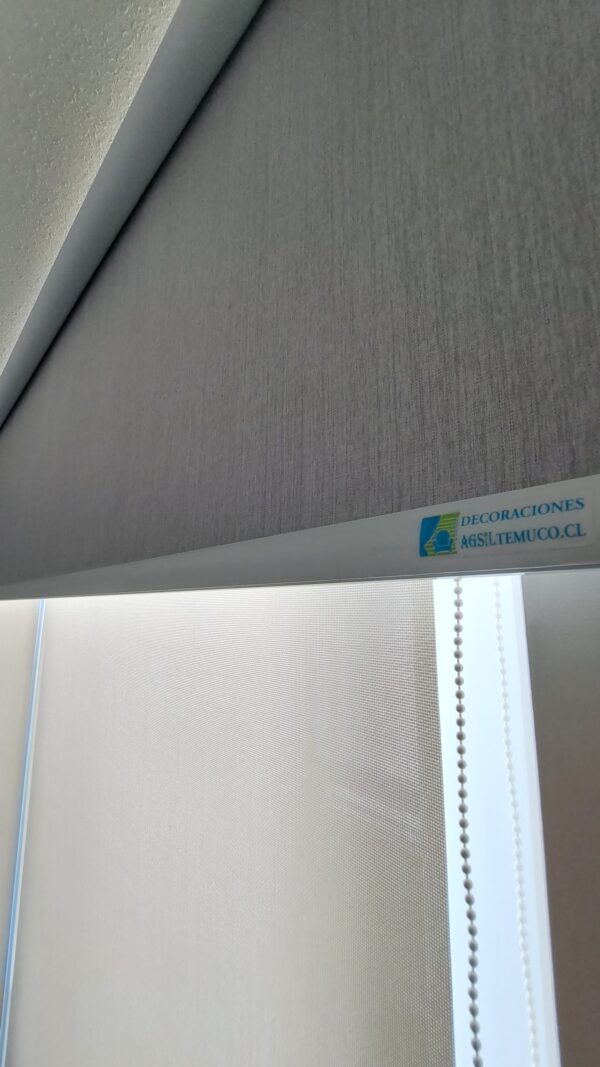 Roller Doble - Blackout Gris y Screen Blanco 5% - Imagen 2
