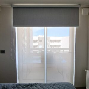 Roller Doble - Blackout Gris y Screen Blanco 5%