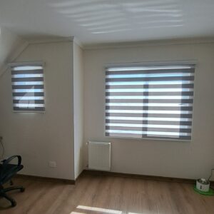 Cortina Roller Duo Seda Gris