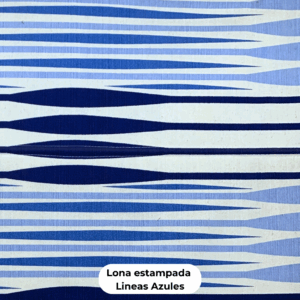 Lona Líneas Azules (1,40 mts)