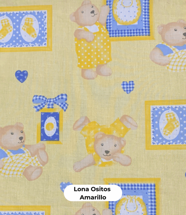 Lona Ositos Amarillo (1,40 mts)