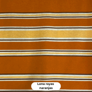 Lona Rayas Naranjas