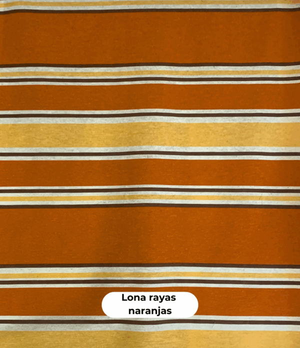 Lona Rayas Naranjas