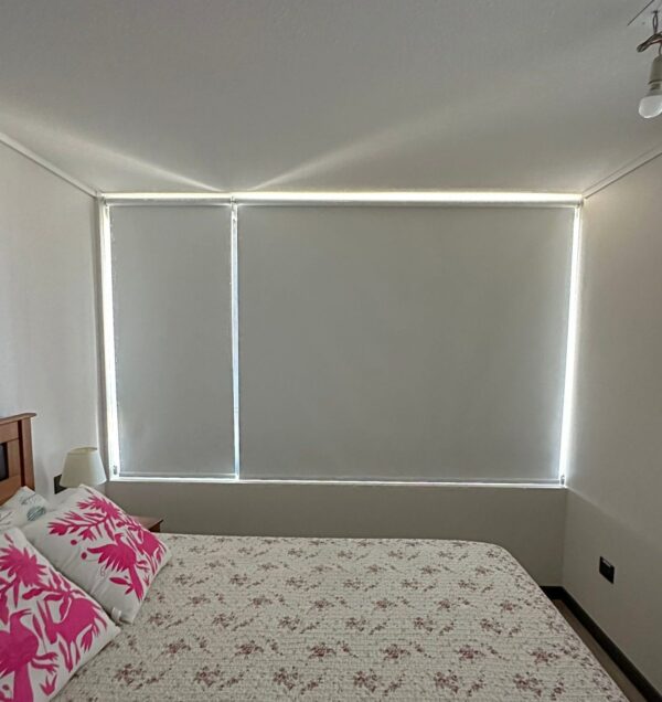 Roller Doble - Blackout Blanco y Screen Blanco 5% - Imagen 3