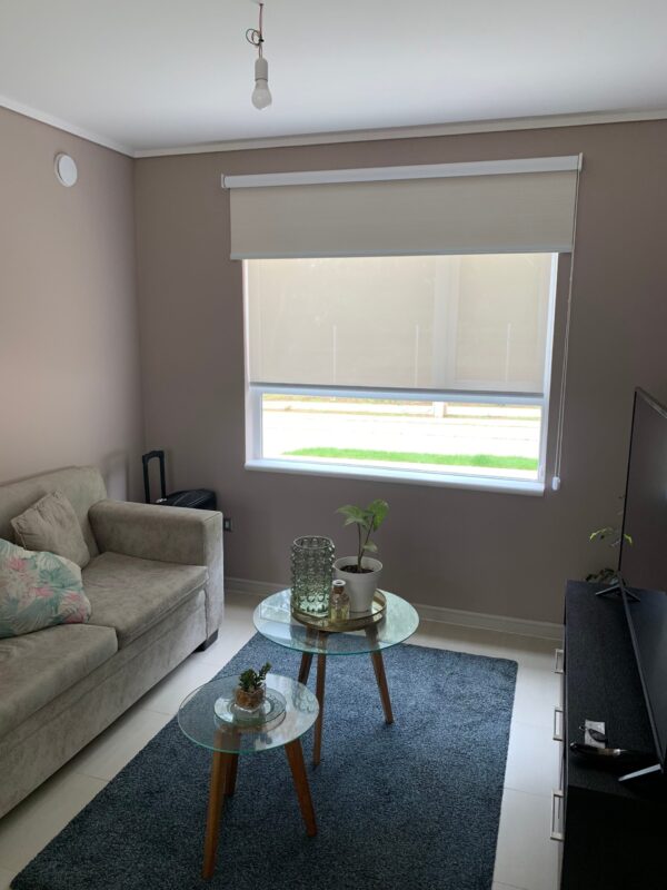 Roller Doble – Blackout Beige y Screen Beige 5%