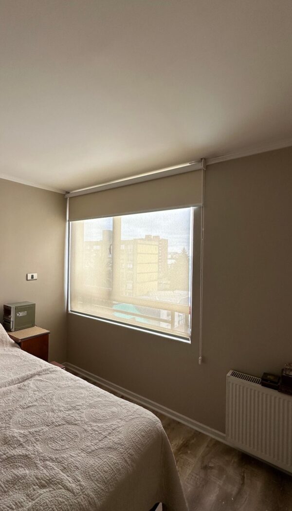 Roller Doble – Blackout Beige + Screen Beige 5%