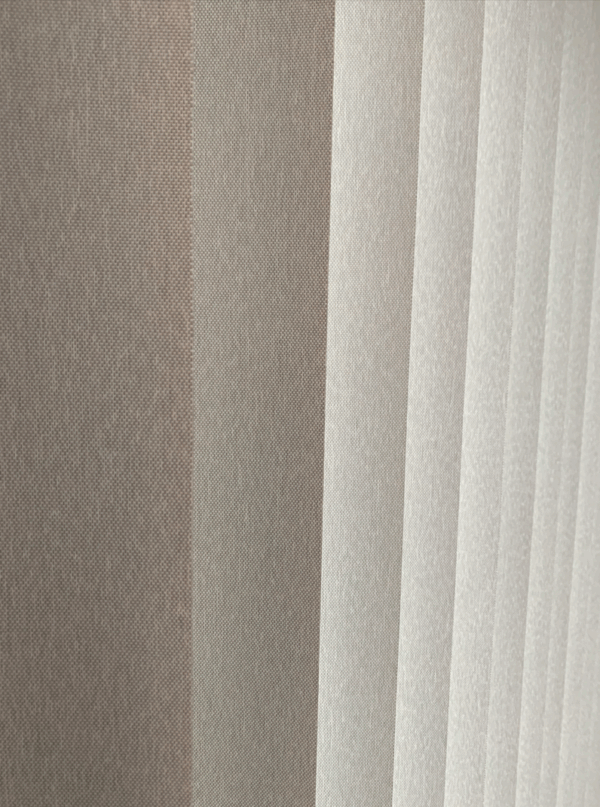 Cortina Vertical Blackout Gris - Imagen 2