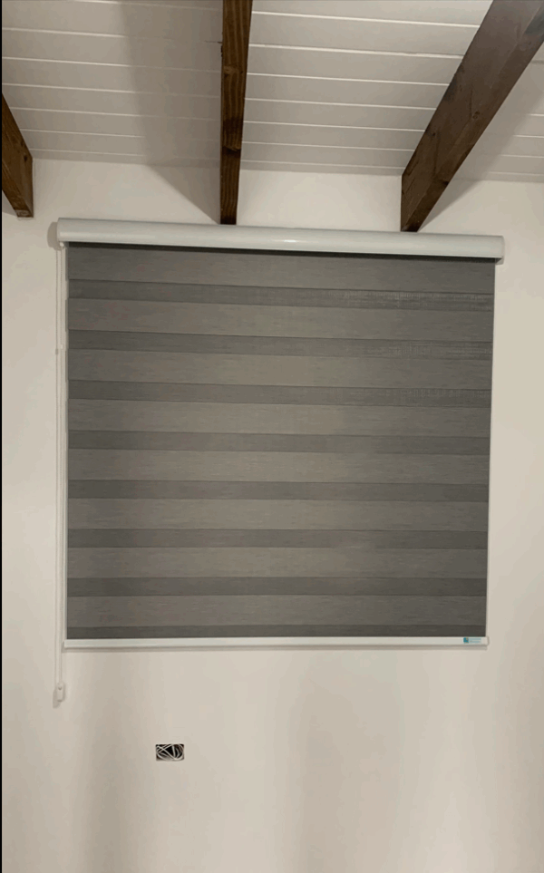 Roller Duo Blackout Luxor Gris - Imagen 2