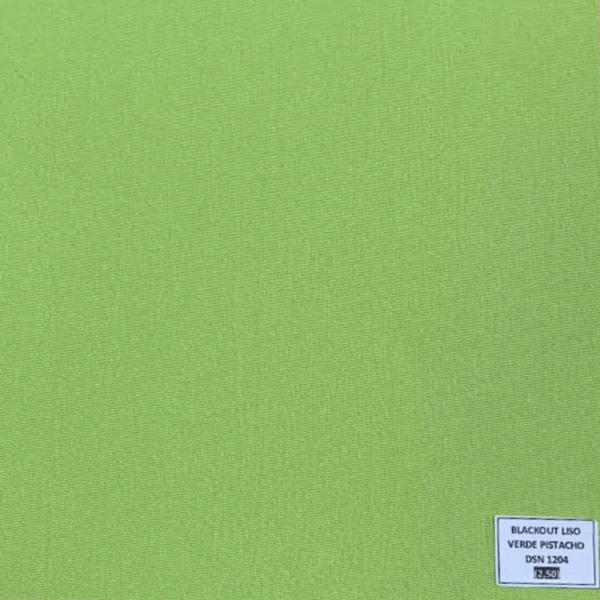 Tela Roller Blackout Liso Verde Pistacho