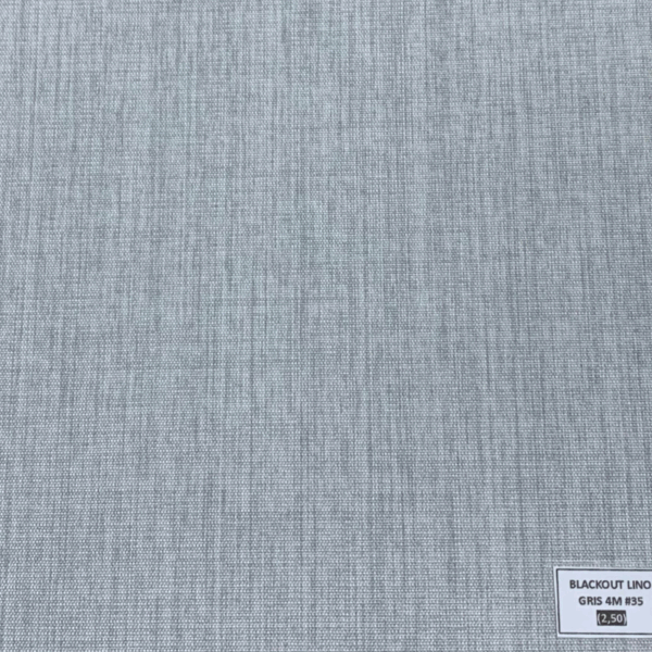 Tela Roller Blackout Lino Gris 4M #35
