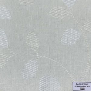 Tela Roller Blackout Relief Flores DIS-3891 #103