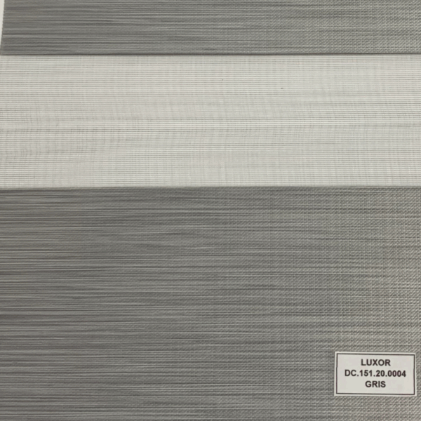 Tela Roller Dúo Blackout Luxor Gris