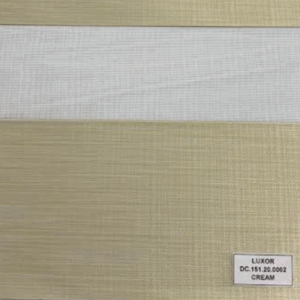 Tela Roller Dúo Blackout Luxor Cream