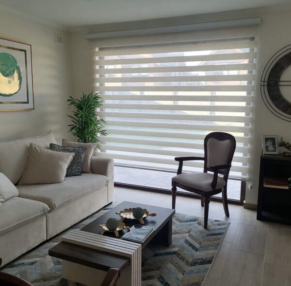 Cortinas Roller Duo Translucida Jaspeado