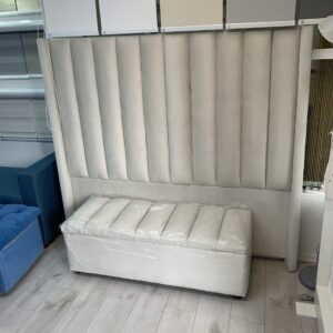 Respaldo y Banqueta Baúl Tubular 2 Plazas