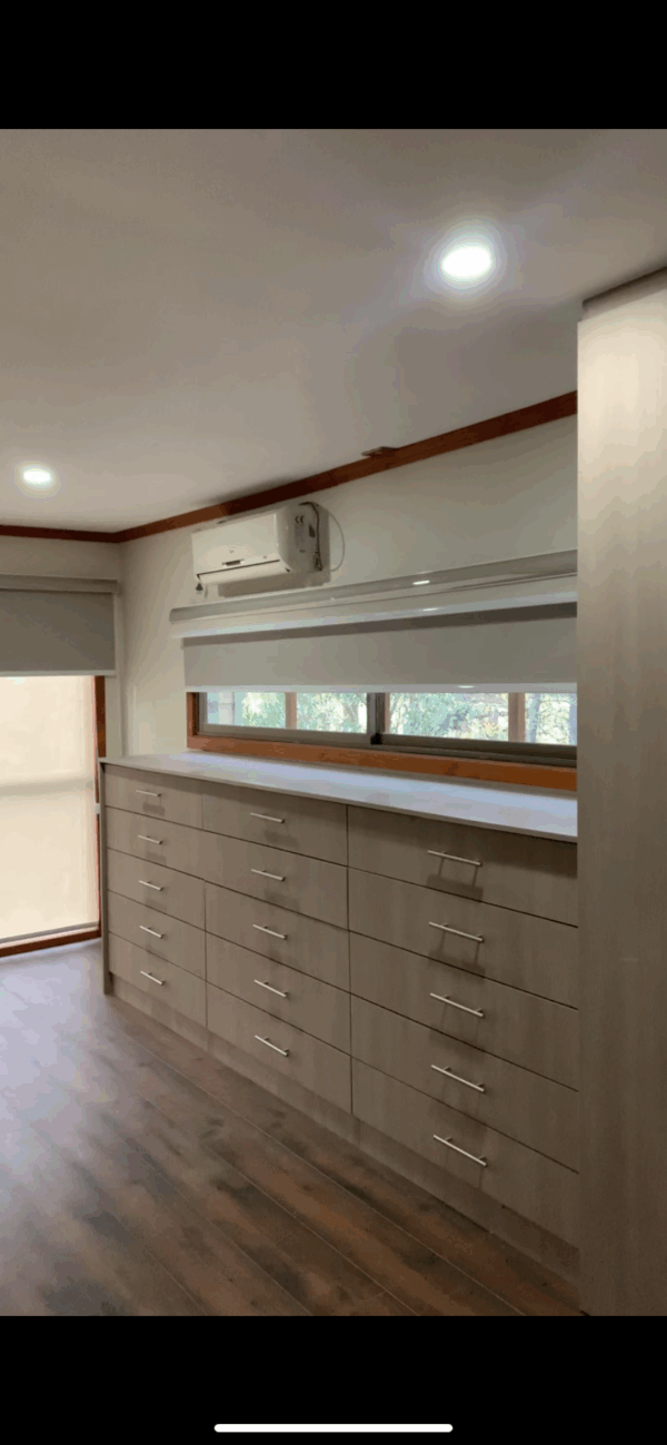 Roller Doble – Blackout Beige + Screen Beige 5% Con Cenefa Personalizada - Imagen 5