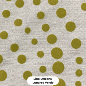Lino Orleans Lunares Verde (1,40 mts)
