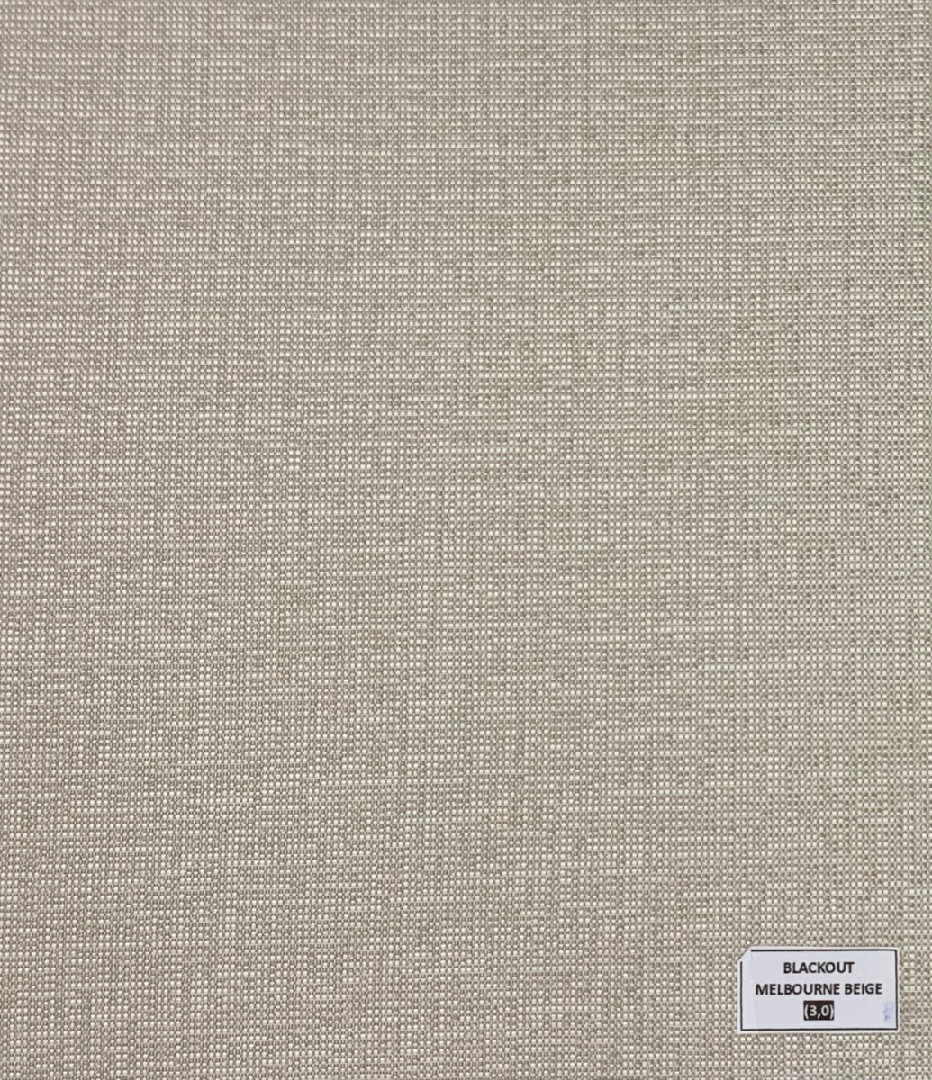 Roller blackout texturados melbourne beige