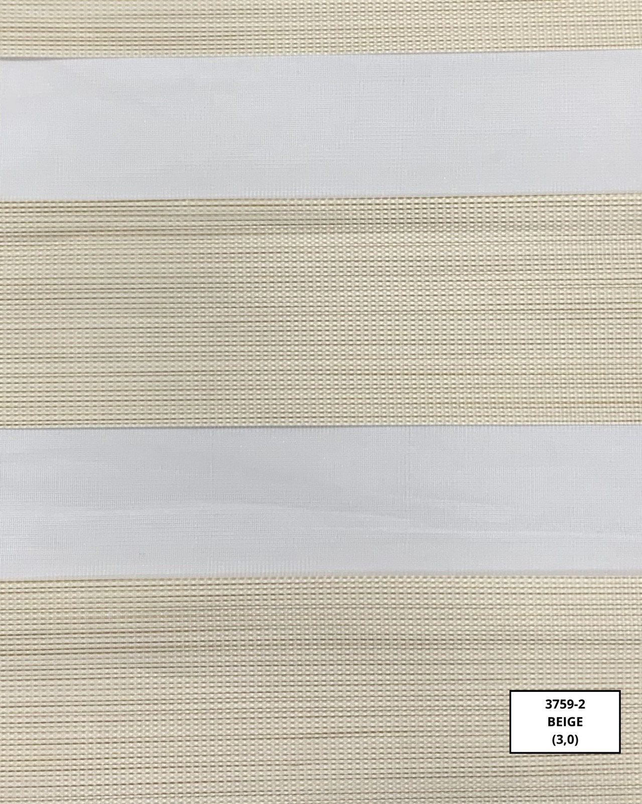 Roller duo translucido Beige