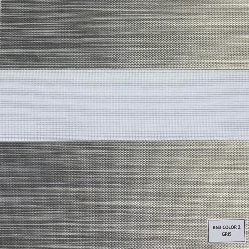 Roller duo translucido gris